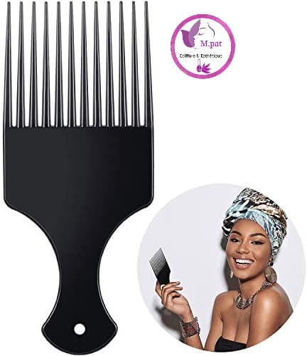 Peigne afro grand format — outil coiffure