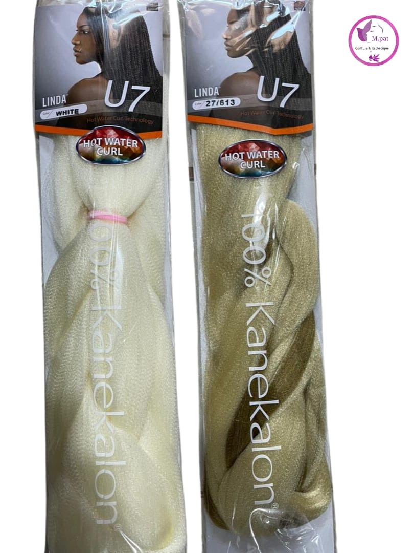 Linda U7 Kanekalon couleur Blanc et 27/613