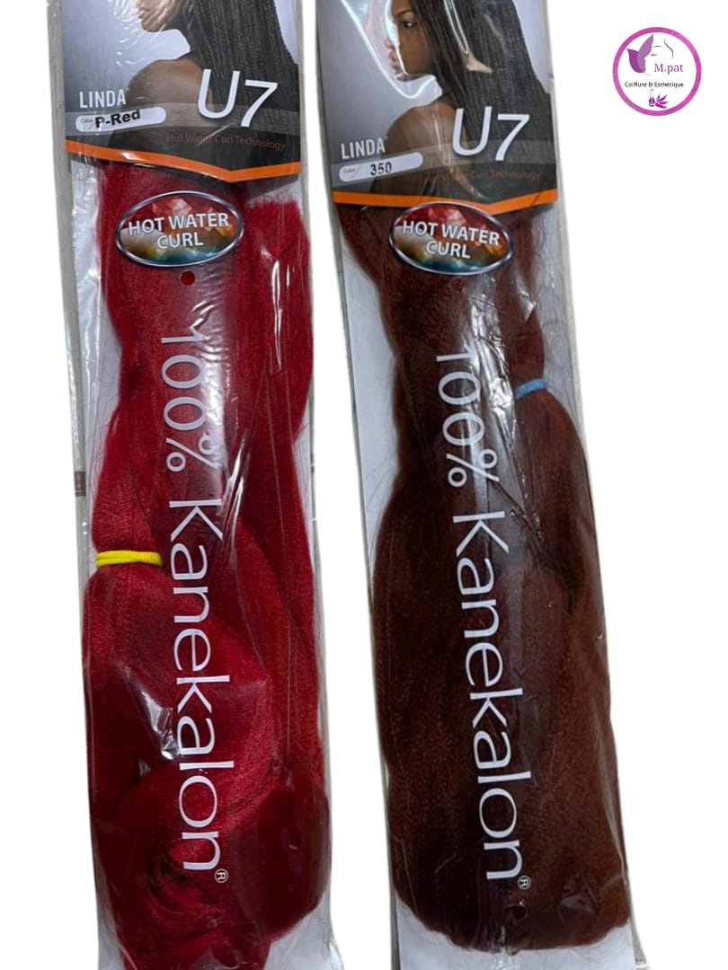 Linda U7 Kanekalon Hot Water Curl rouge